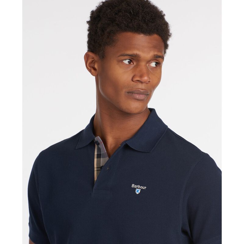 Barbour Tartan Pique Polo Shirt image number 2